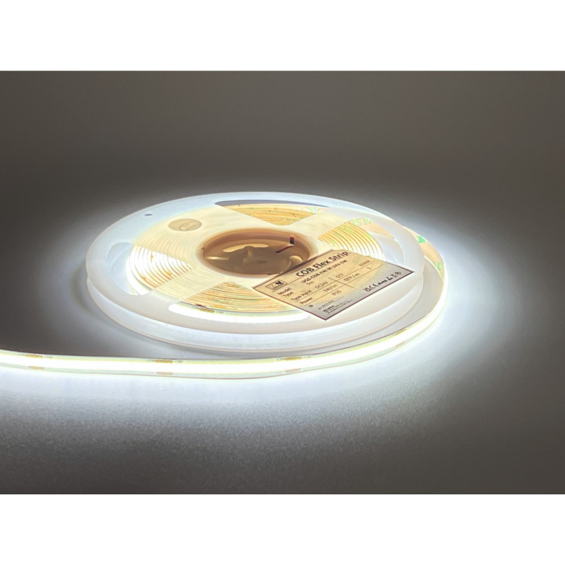 Taśma LED COB 5W/m 24V 6500K - 5m