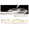 Taśma LED COB 5W/m 24V 6500K - 5m