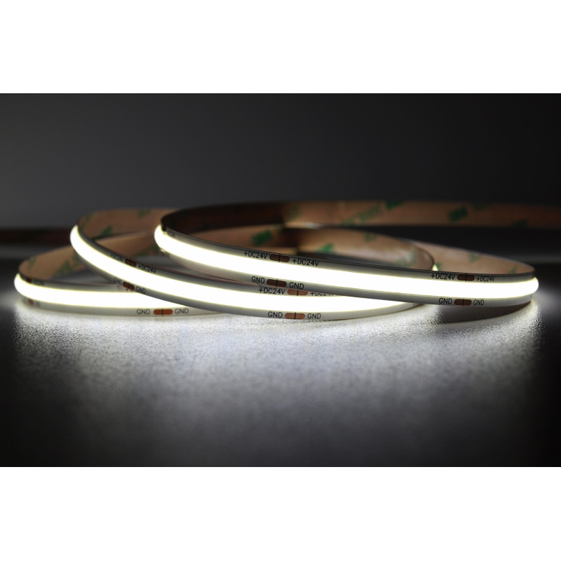 Taśma LED COB 12W/m 12V 6500K - 5m